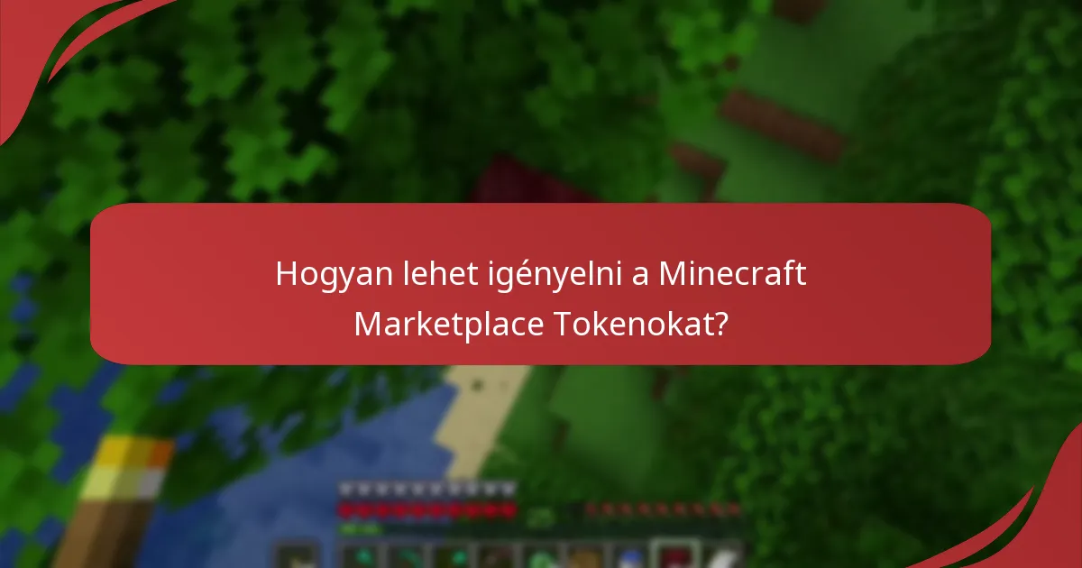 Mik a Minecraft Marketplace Tokenok különböző típusai?