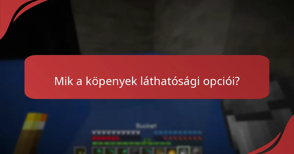 Hogyan testreszabhatja a Minecraft köpenyét?